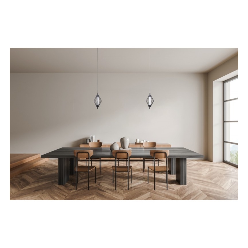 ITALUX - LED Lustr na lanku SEVILLA LED/5W/230V 3000K černá
