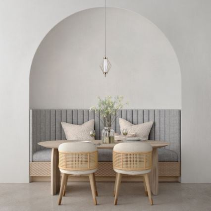 ITALUX - LED Lustr na lanku SEVILLA LED/5W/230V 3000K zlatá