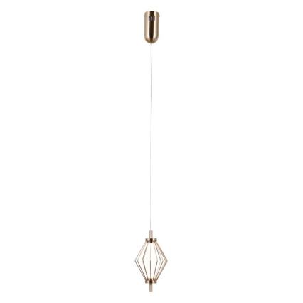 ITALUX - LED Lustr na lanku SEVILLA LED/5W/230V 3000K zlatá