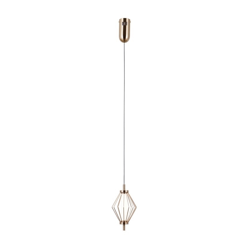 ITALUX - LED Lustr na lanku SEVILLA LED/5W/230V 3000K zlatá