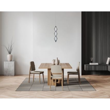 ITALUX - LED Lustr na lanku SEVILLA LED/15W/230V 3000K černá