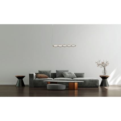 ITALUX - LED Lustr na lanku SEVILLA LED/25W/230V 3000K zlatá