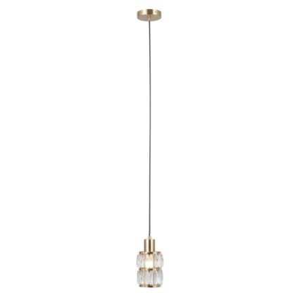 ITALUX - Lustr na lanku ALMA 1xE27/40W/230V zlatá
