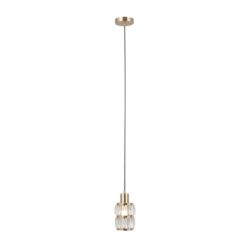 ITALUX - Lustr na lanku ALMA 1xE27/40W/230V zlatá