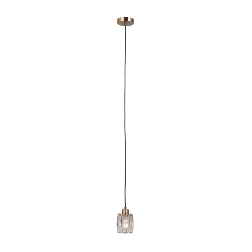 ITALUX - Lustr na lanku TORNO 1xE14/40W/230V zlatá