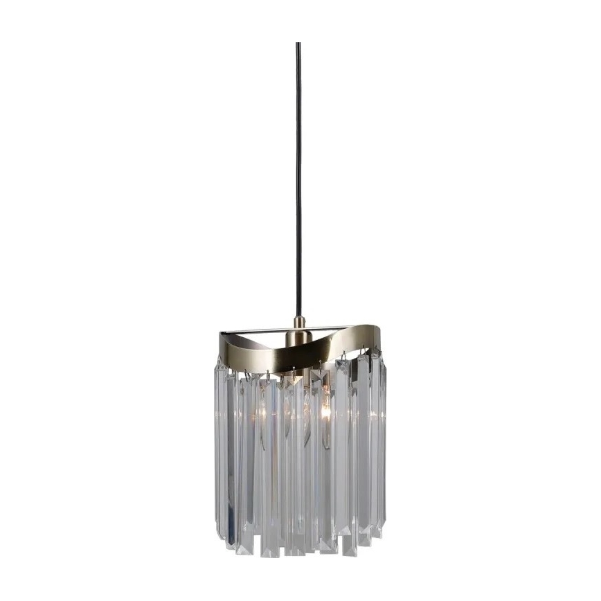 ITALUX - Lustr na lanku SABRIGA 1xE14/40W/230V matný chrom