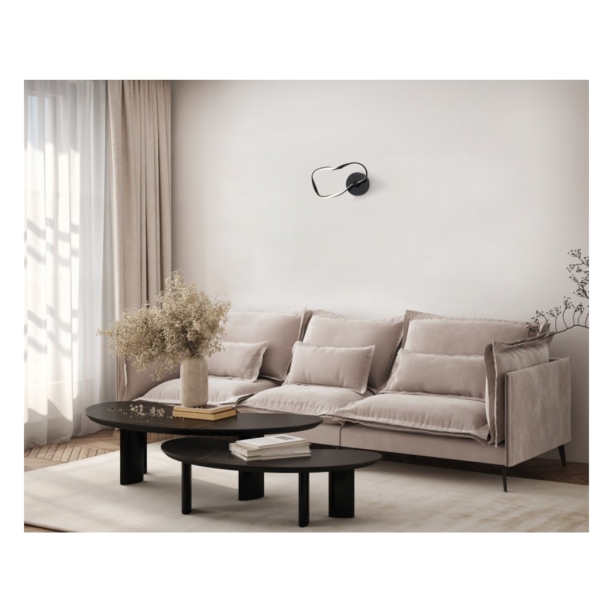 ITALUX - LED Nástěnné svítidlo AMAYA LED/20W/230V černá