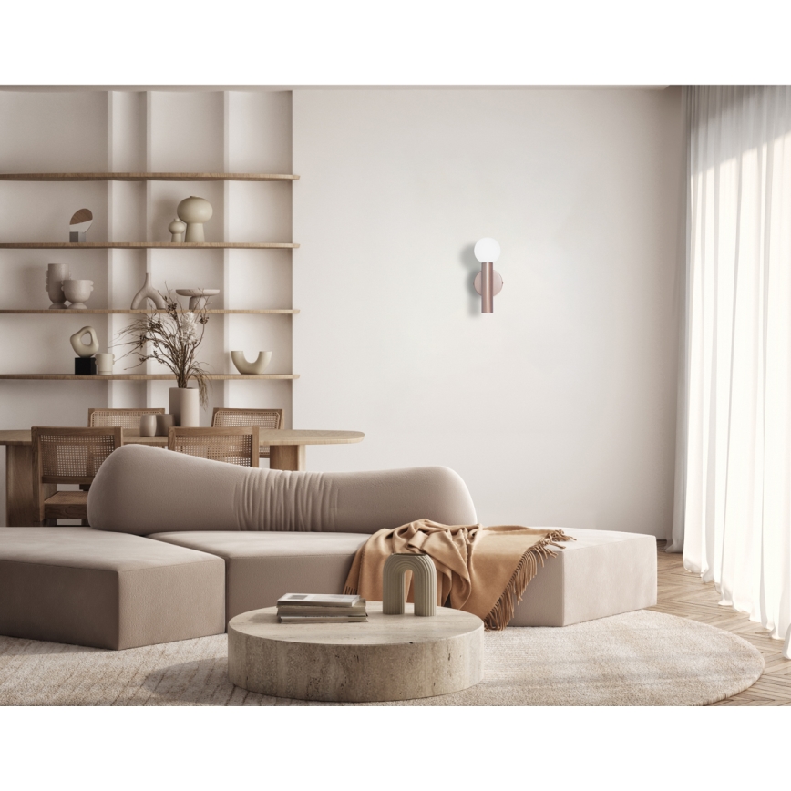 ITALUX - Nástěnná lampa FILANO 1xG9/5W/230V rose gold