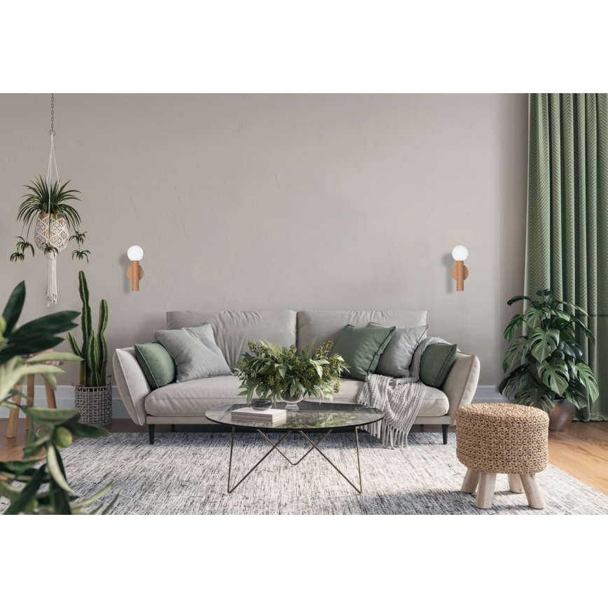ITALUX - Nástěnná lampa FILANO 1xG9/5W/230V hnědá