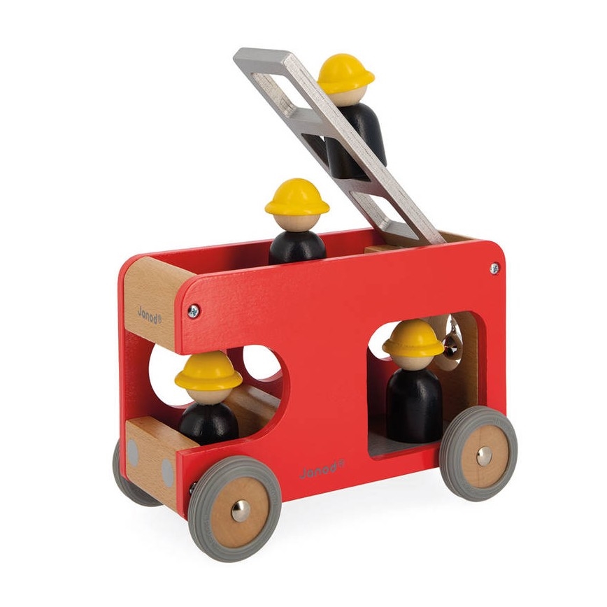Janod - Dřevěné požární auto BOLID