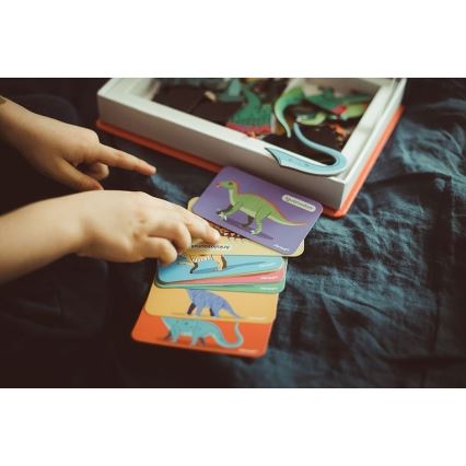 Janod - Magnetická interaktivní sada MAGNETIBOOK dinosauři