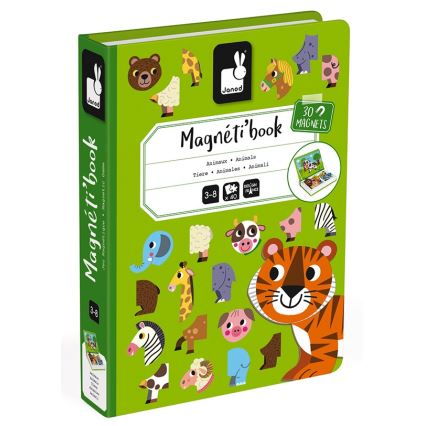 Janod - Magnetická interaktivní sada MAGNETIBOOK zvířata