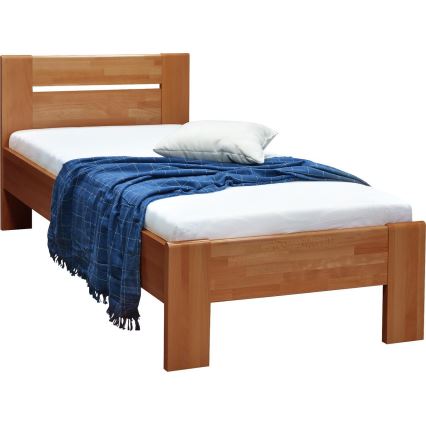 Jednolůžková postel AMBER 90x200 cm ořech