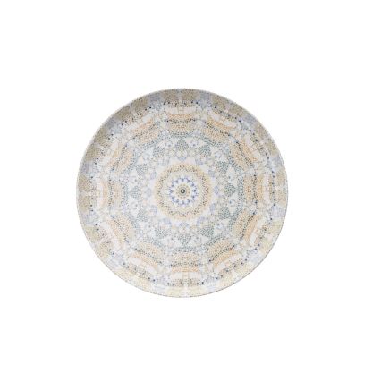 Jídelní sada 12 ks pestrobarevná/porcelán