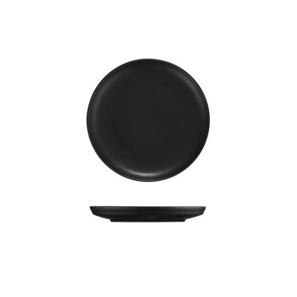 Jídelní sada 16 ks černá/porcelán