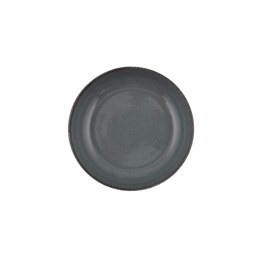 Jídelní sada 16 ks šedá/porcelán