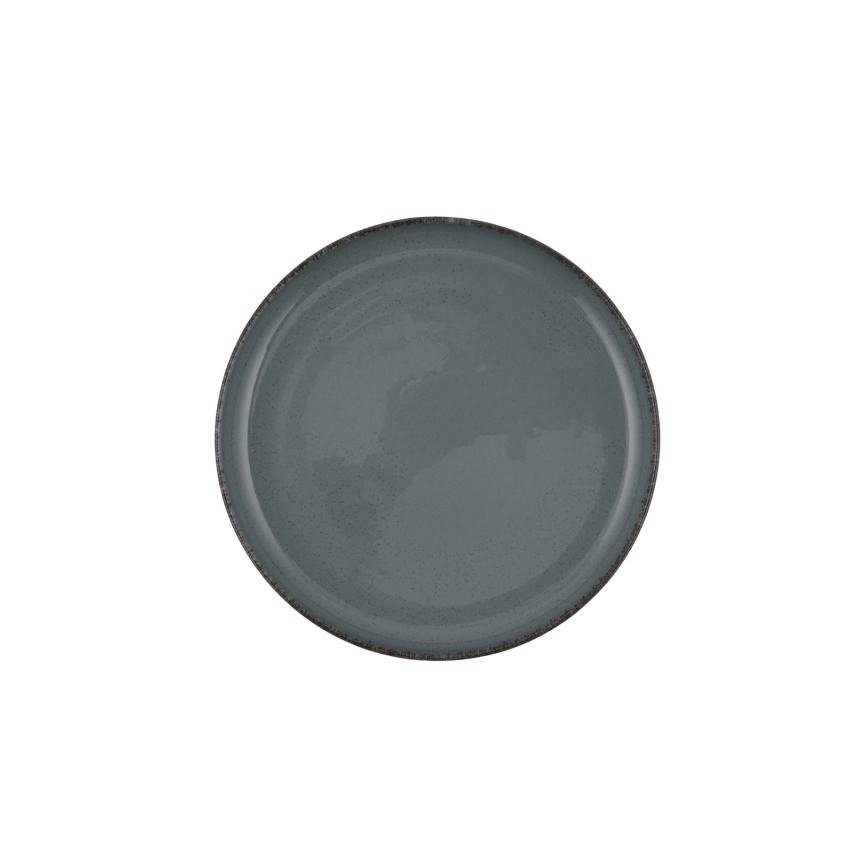 Jídelní sada 16 ks šedá/porcelán