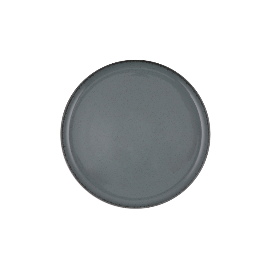 Jídelní sada 16 ks šedá/porcelán