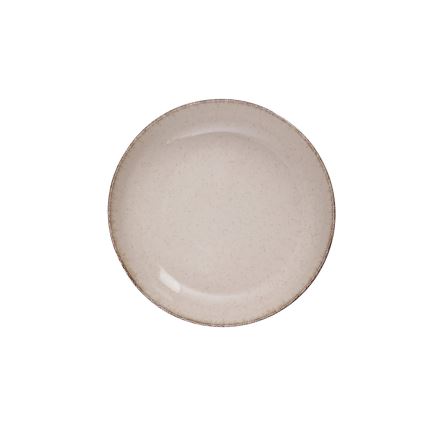 Jídelní sada 18 ks béžová/porcelán