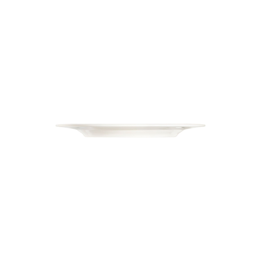 Jídelní sada 18 ks krémová/stříbrná/porcelán
