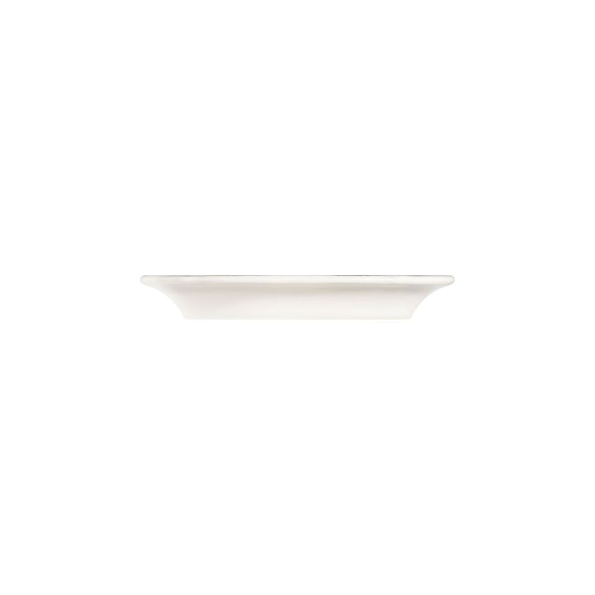 Jídelní sada 18 ks krémová/stříbrná/porcelán