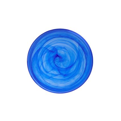 Jídelní sada 18 ks modrá/sklo