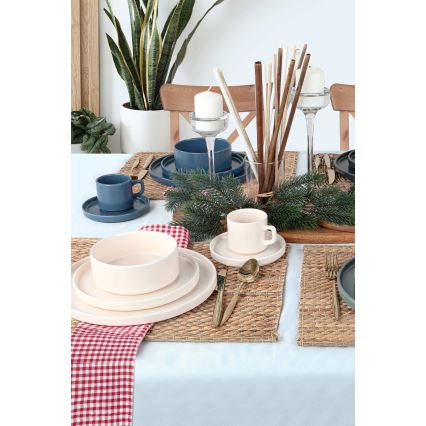 Jídelní sada 20 ks pestrobarevná/kamenina