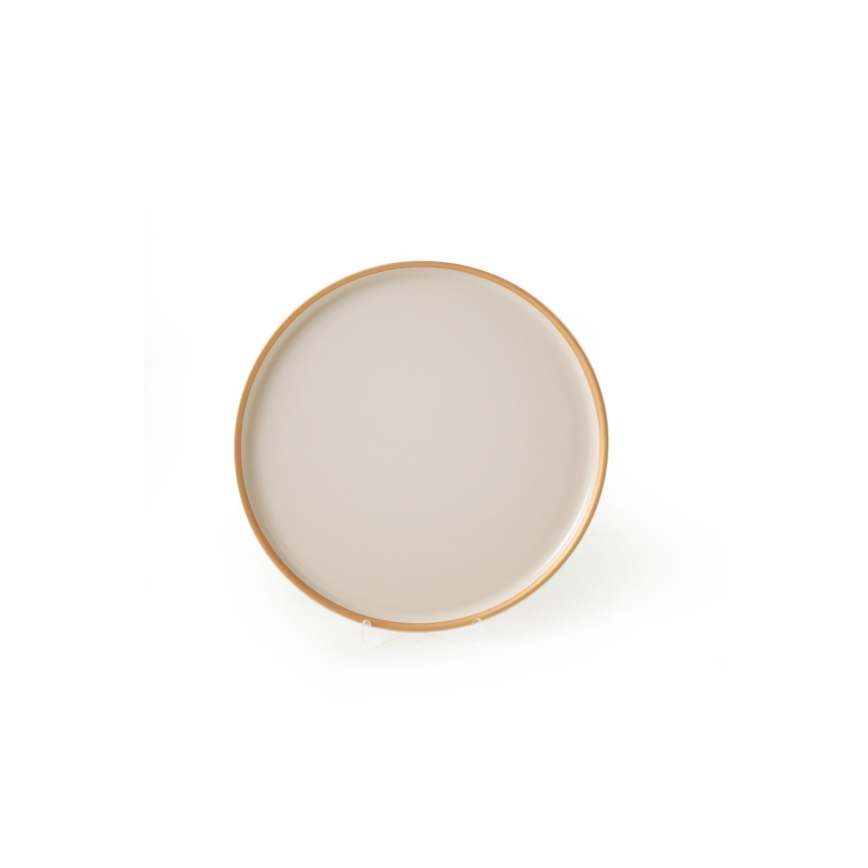 Jídelní sada 24 ks béžová/keramika