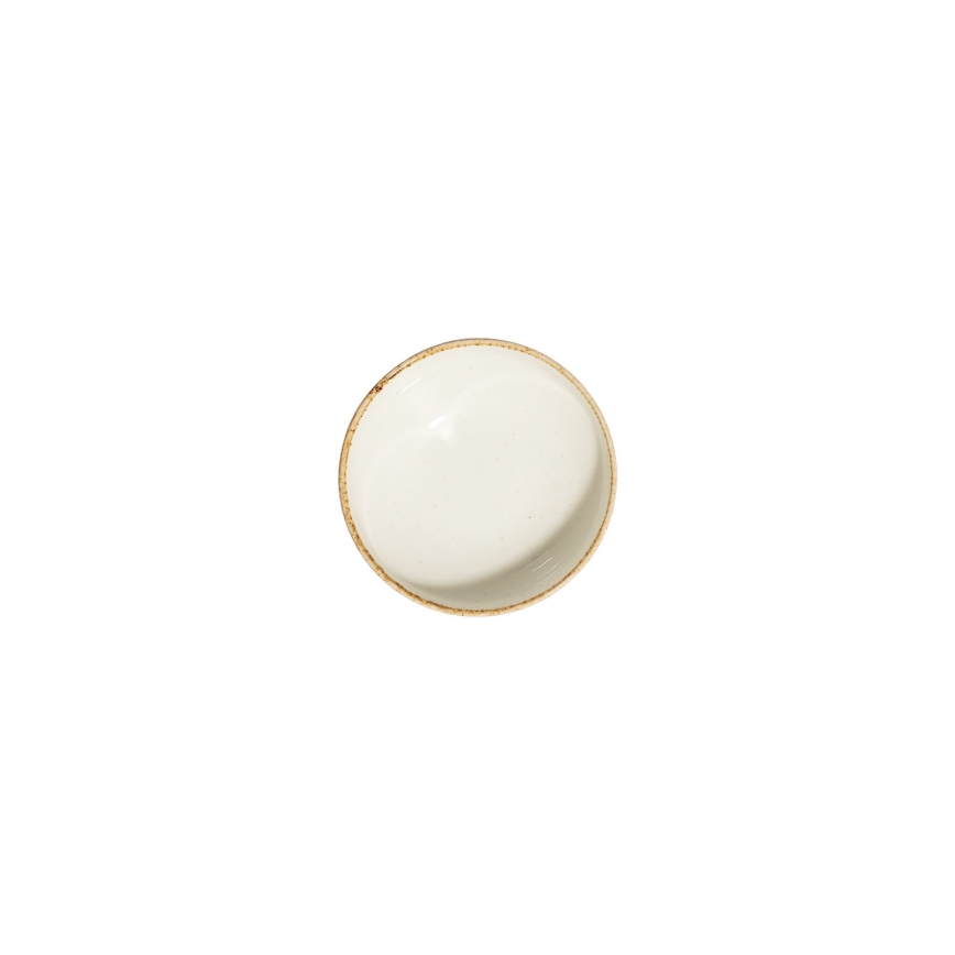 Jídelní sada 24 ks bílá/béžová/porcelán