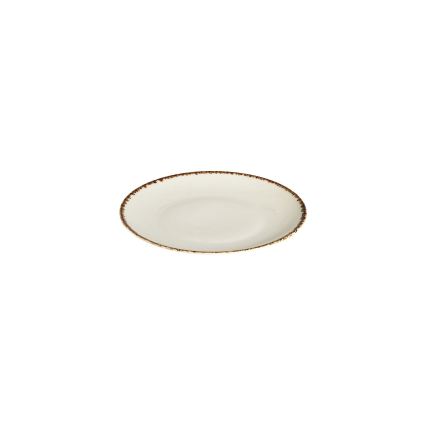 Jídelní sada 24 ks bílá/béžová/porcelán