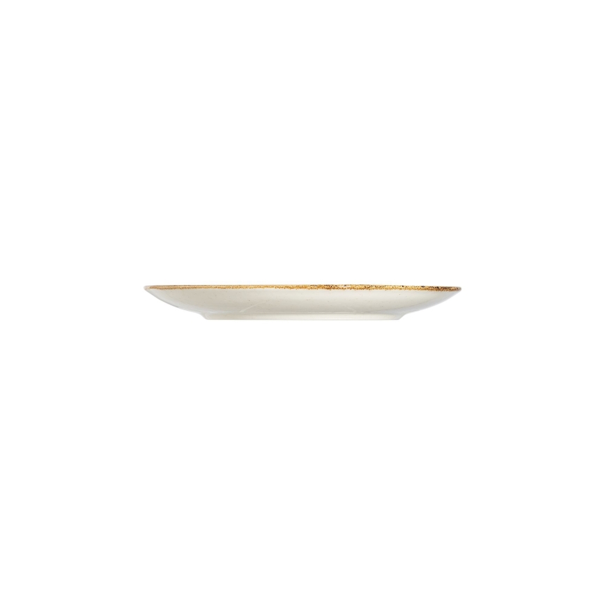 Jídelní sada 24 ks bílá/béžová/porcelán