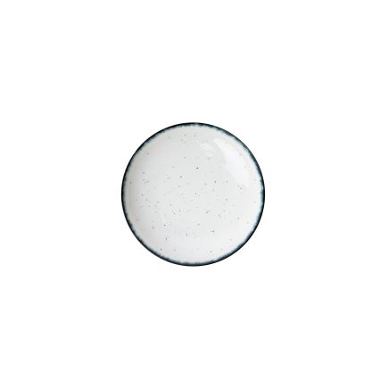 Jídelní sada 24 ks bílá/černá/porcelán