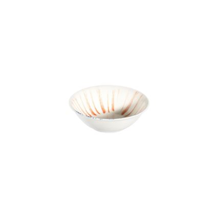 Jídelní sada 24 ks bílá/červená/modrá /porcelán