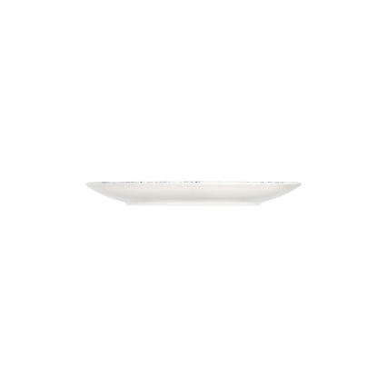 Jídelní sada 24 ks bílá/červená/modrá /porcelán