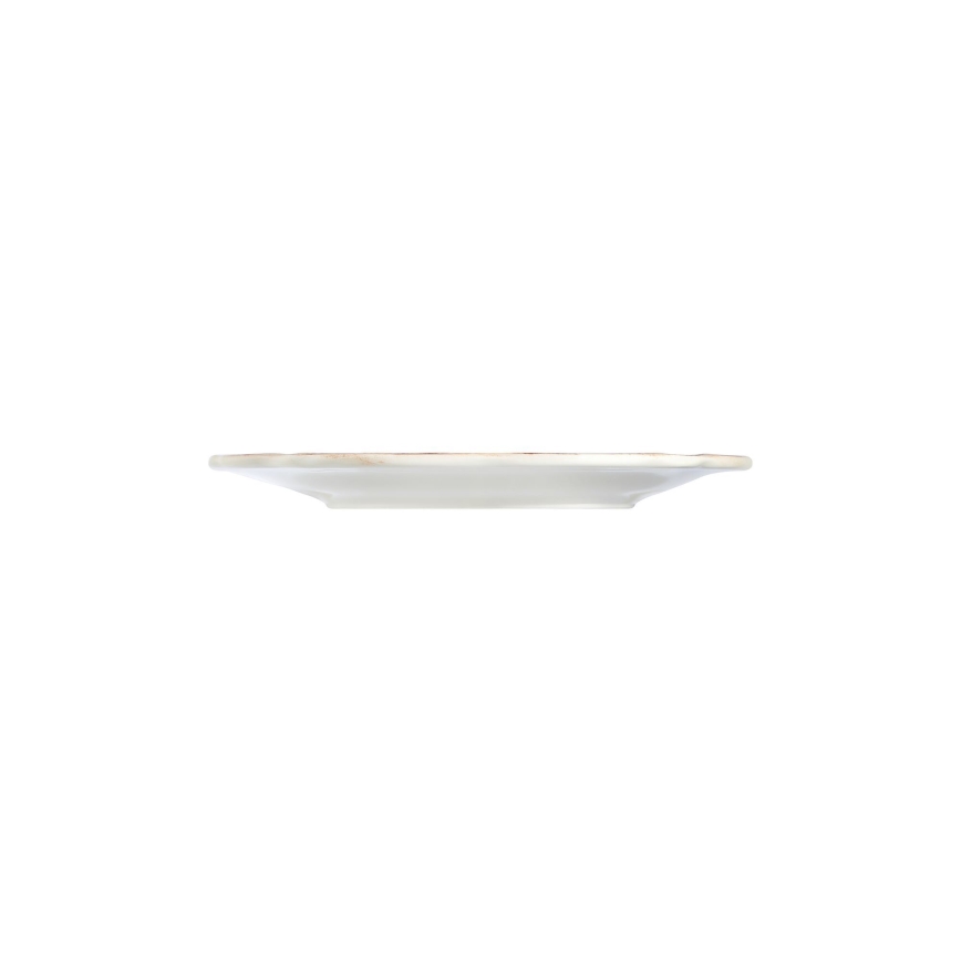 Jídelní sada 24 ks bílá/modrá/červená/porcelán