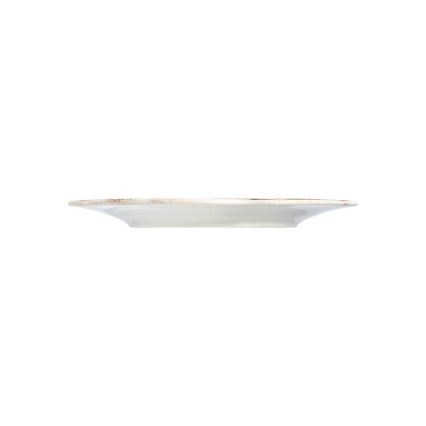 Jídelní sada 24 ks bílá/modrá/červená/porcelán
