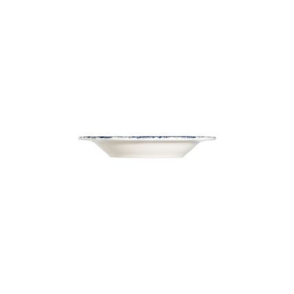 Jídelní sada 24 ks bílá/modrá/porcelán
