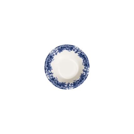 Jídelní sada 24 ks bílá/modrá/porcelán