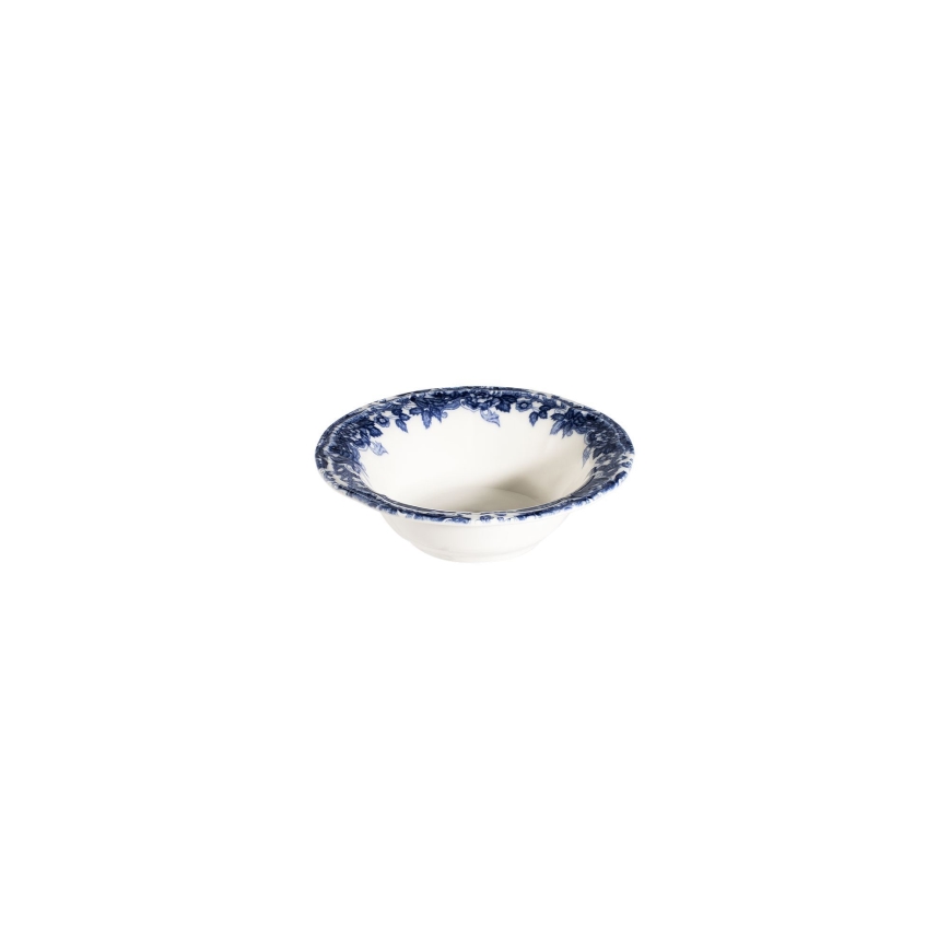 Jídelní sada 24 ks bílá/modrá/porcelán