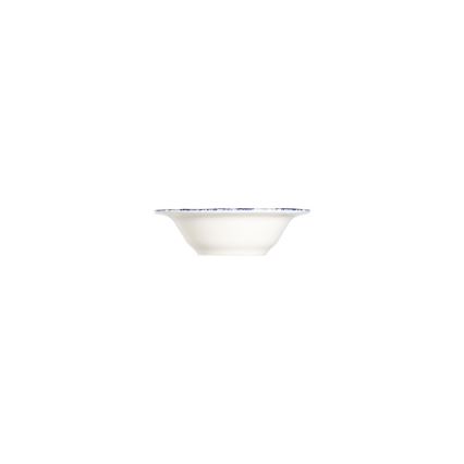 Jídelní sada 24 ks bílá/modrá/porcelán