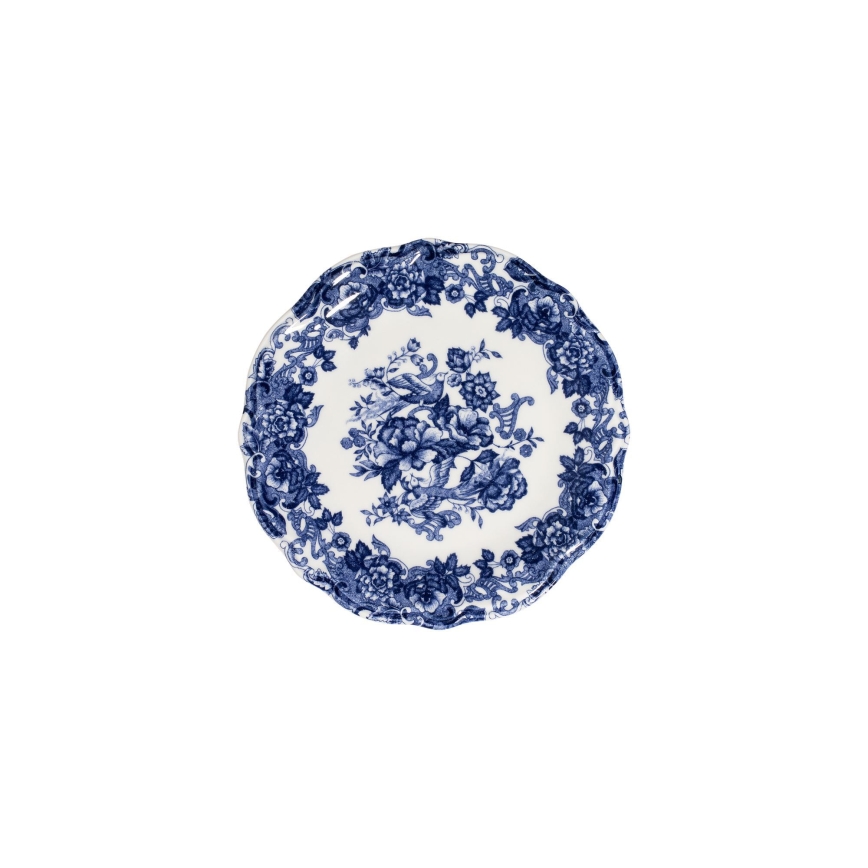 Jídelní sada 24 ks bílá/modrá/porcelán