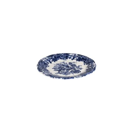 Jídelní sada 24 ks bílá/modrá/porcelán