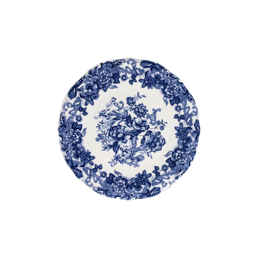 Jídelní sada 24 ks bílá/modrá/porcelán