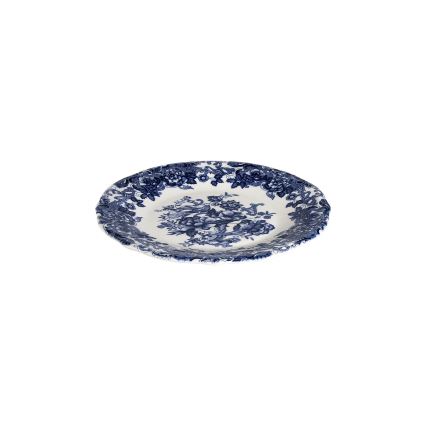 Jídelní sada 24 ks bílá/modrá/porcelán