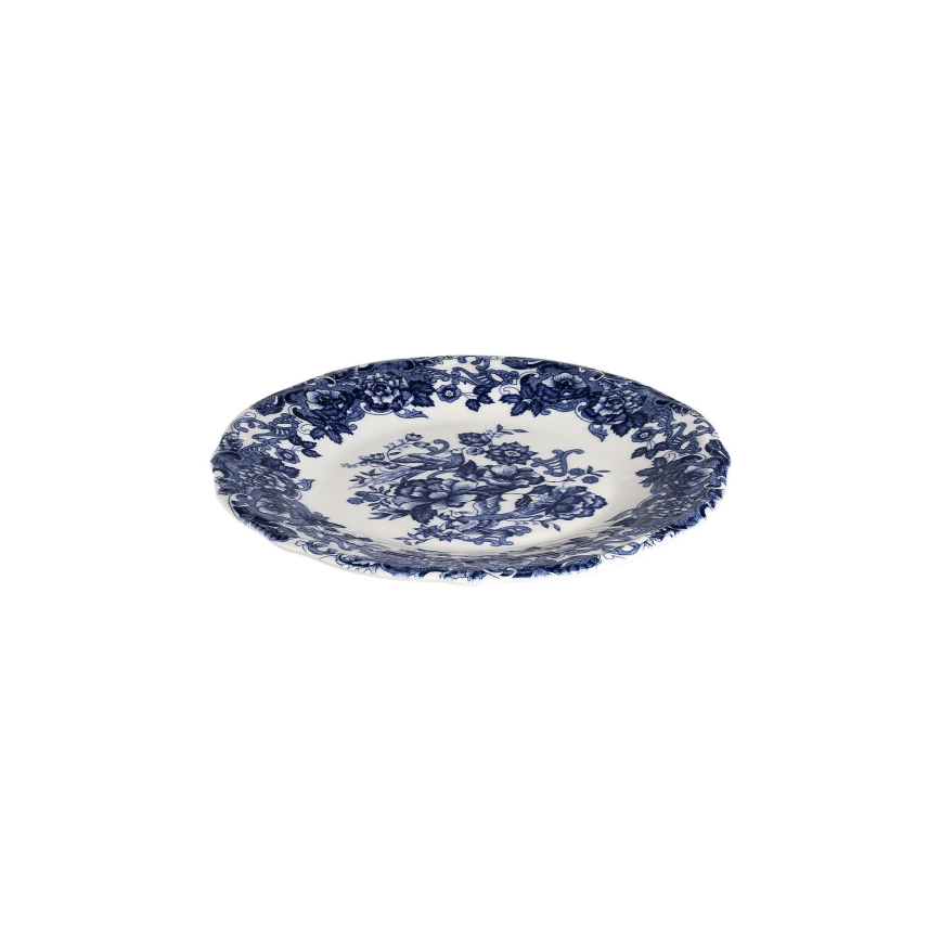 Jídelní sada 24 ks bílá/modrá/porcelán