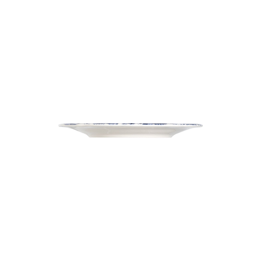 Jídelní sada 24 ks bílá/modrá/porcelán