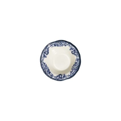 Jídelní sada 24 ks bílá/modrá/porcelán