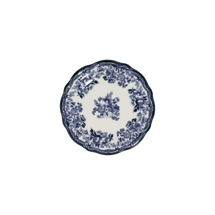 Jídelní sada 24 ks bílá/modrá/porcelán