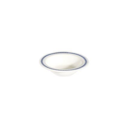 Jídelní sada 24 ks bílá/modrá/porcelán