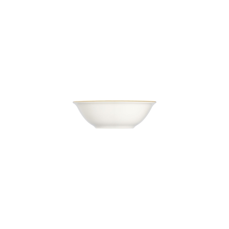 Jídelní sada 24 ks bílá/modrá/zlatá/porcelán